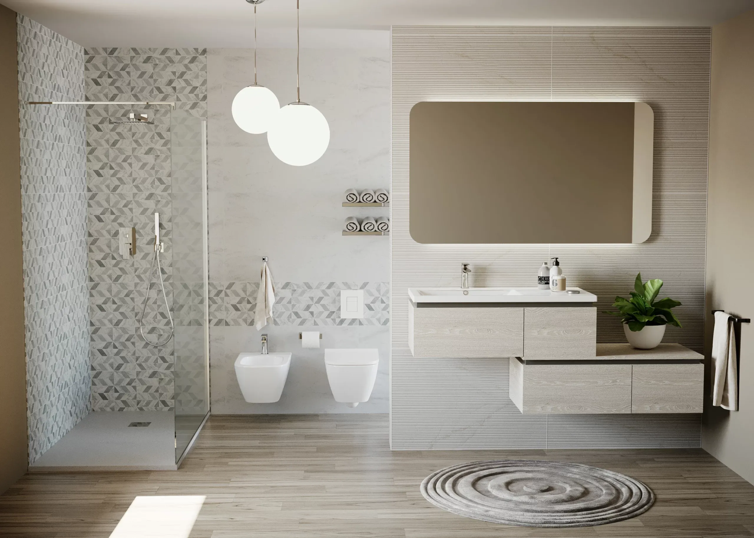 Ambientazione Marble per bagno