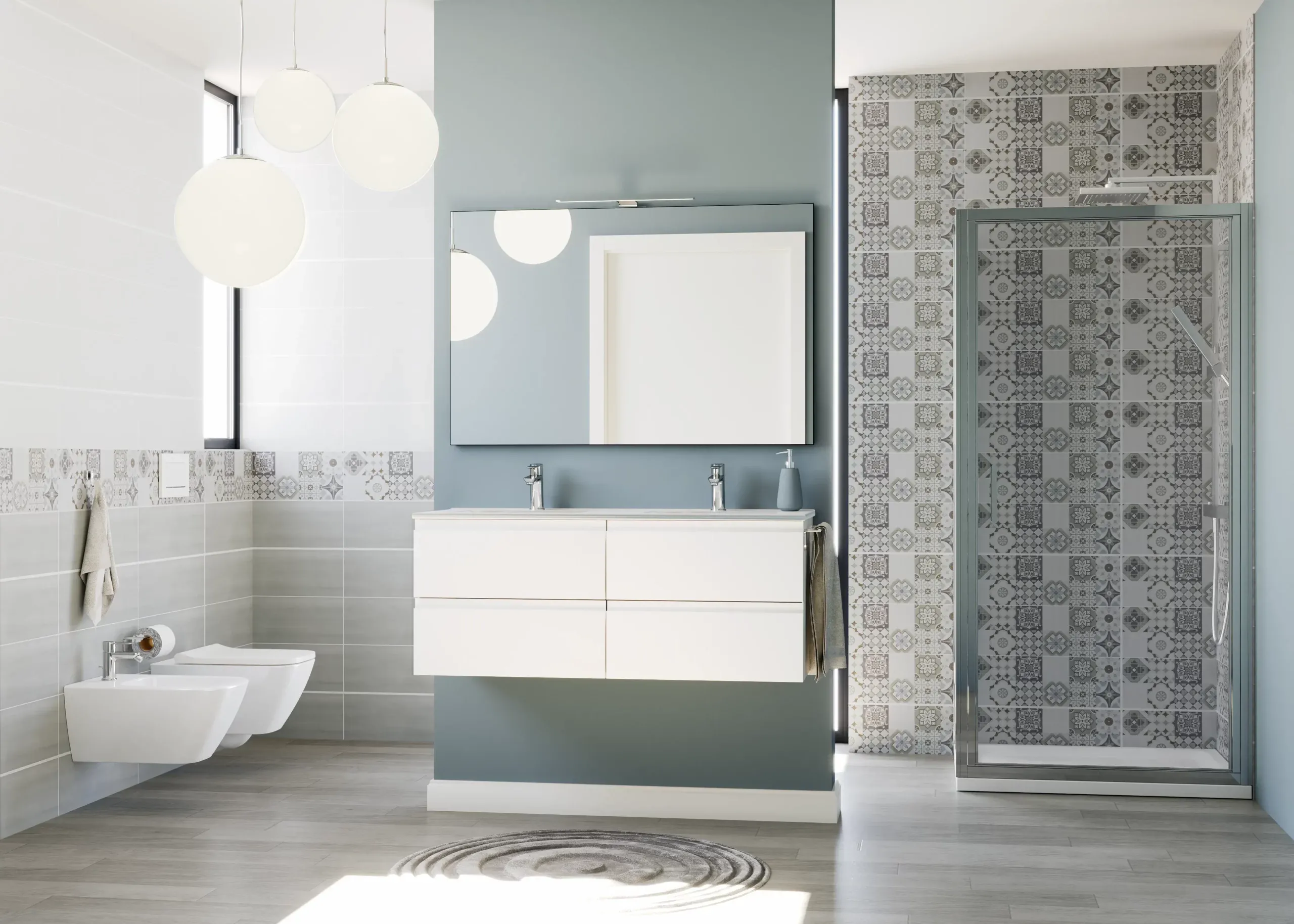 Ambientazione bagno elegant