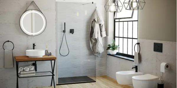Ambientazione Industrial bagno