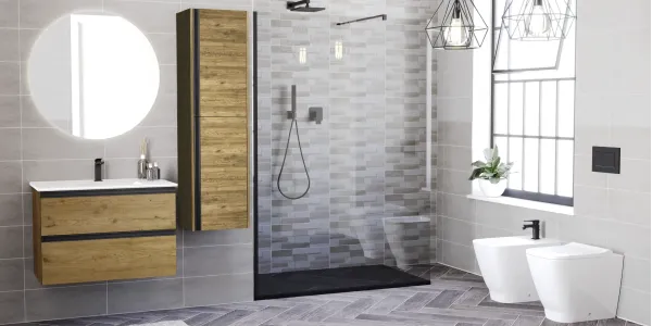 Ambientazione bagno industrial